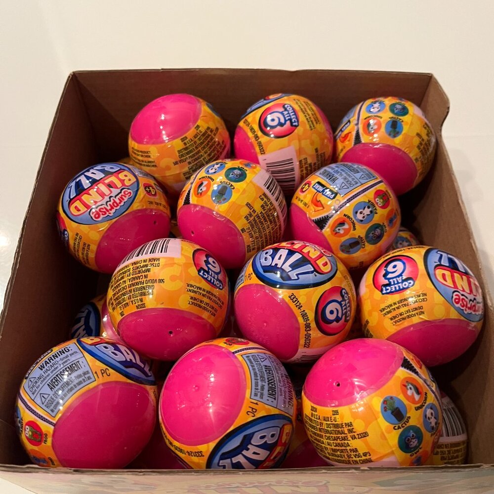 Surprise Blind Ball Toy Bundle 24 Mini Mystery Capsules (ages 3+ -‎ NEW!)